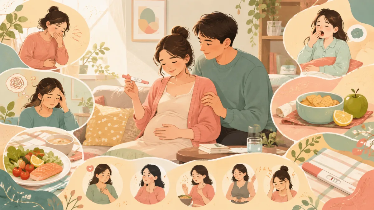 14種懷孕初期症狀｜懷孕過程與注意事項懶人包