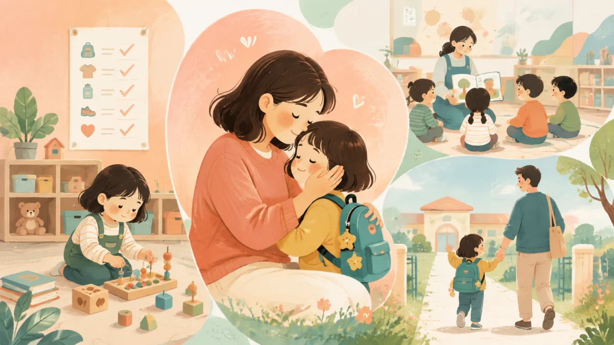 幼兒園入學必備能力及準備清單｜減緩孩子開學的分離焦慮症