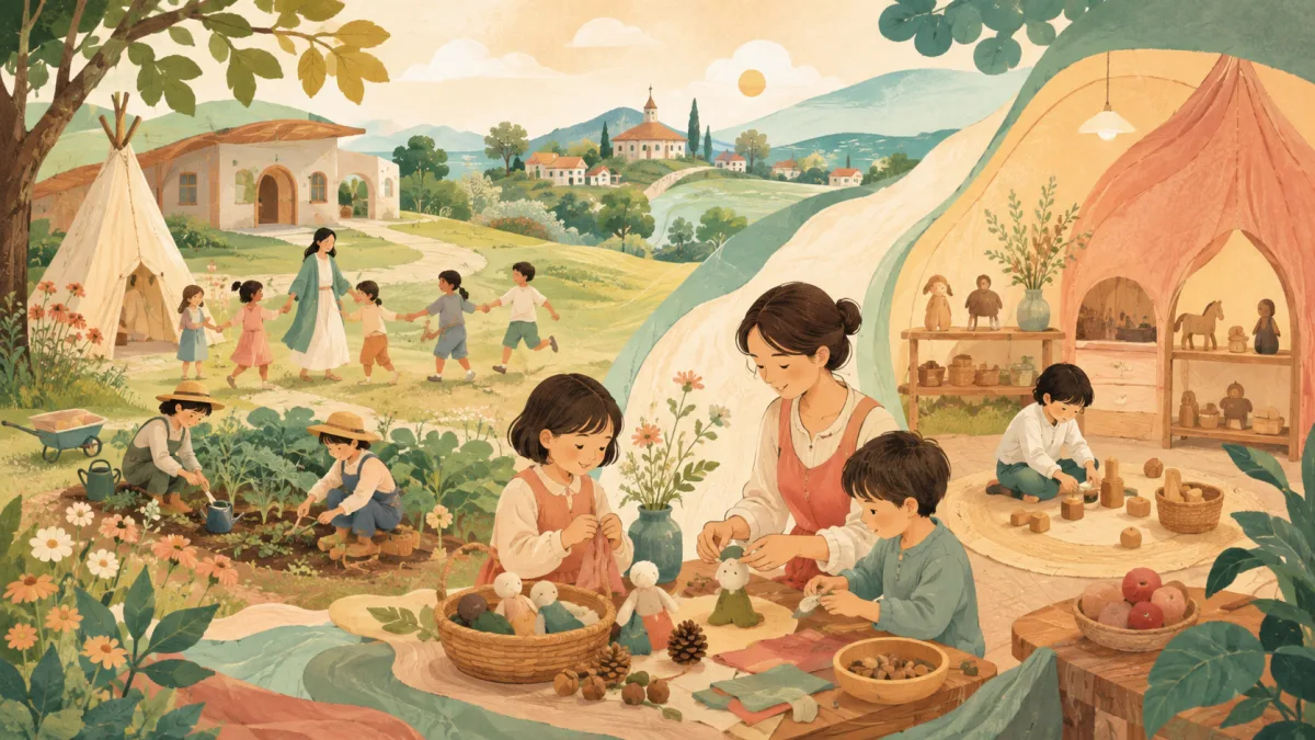華德福教學法:自然教育特色與台灣各地方的華德福體系學校