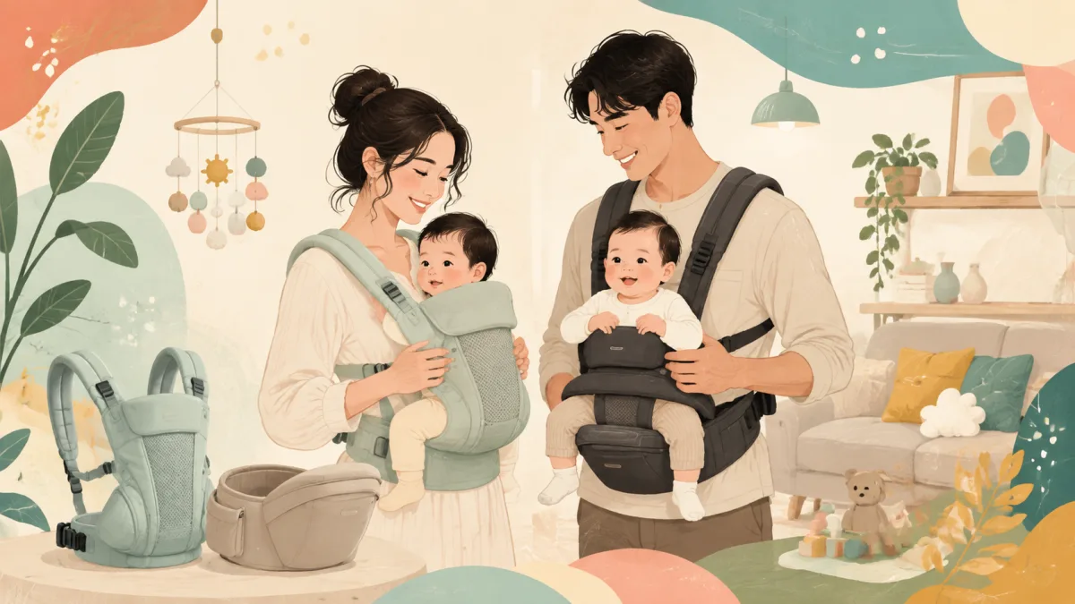 【嬰兒背巾推薦】背巾與腰凳如何挑選？解放爸媽雙手的育兒省力好物！