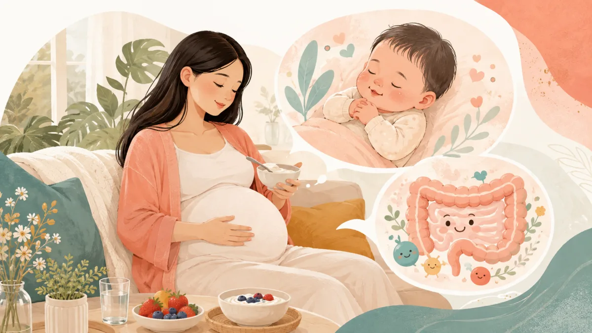 孕婦益生菌推薦:預防寶寶異位性皮膚炎以及減緩孕期便秘症狀