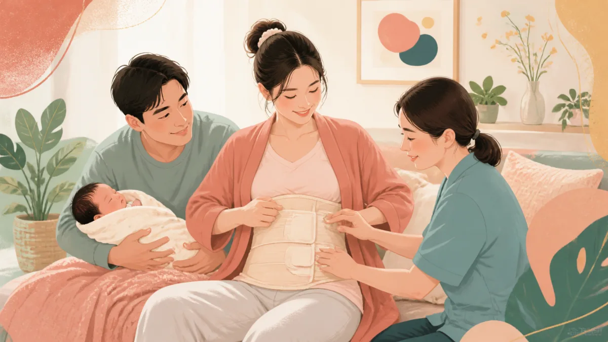 束腹帶的功能主要是保護傷口 不是幫忙產後朔身恢復身材 準媽媽們知道嗎?